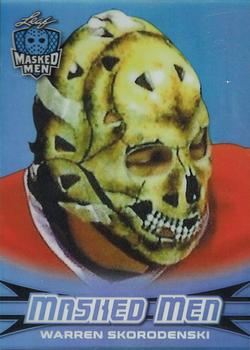 2017-18 Leaf Masked Men - Metal Masked Men #17 Warren Skorodenski Front
