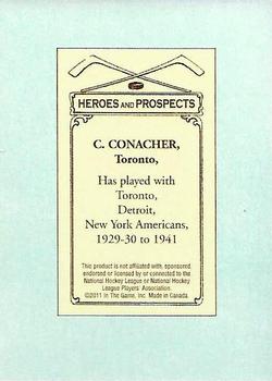 2010-11 In The Game Heroes and Prospects - 100 Years of Hockey Card Collecting #3 Charlie Conacher Back