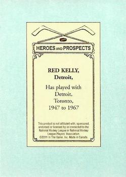2010-11 In The Game Heroes and Prospects - 100 Years of Hockey Card Collecting #23 Red Kelly Back