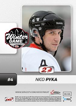 2013-14 Playercards Inside (DEL) #26 Nico Pyka Back
