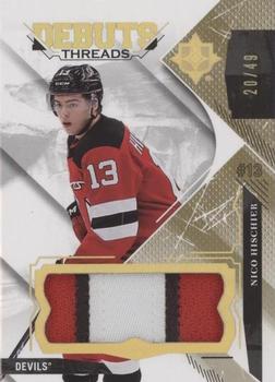 2017-18 Upper Deck Ultimate Collection - Debut Threads Patch Auto #DTA-NH Nico Hischier Front