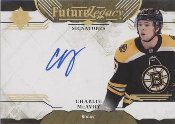 2017-18 Upper Deck Ultimate Collection - Future Legacy Signatures #FLS-CM Charlie McAvoy Front