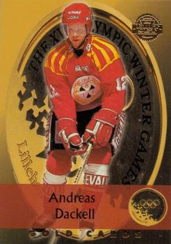 1994-95 Leaf Elit Set (Swedish) - Gold #2 Andreas Dackell Front