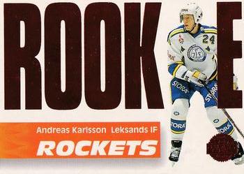 1994-95 Leaf Elit Set (Swedish) - Rookie Rockets #9 Andreas Karlsson Front