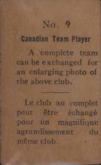 1926-27 Anonymous Issue #9 Howie Morenz Back