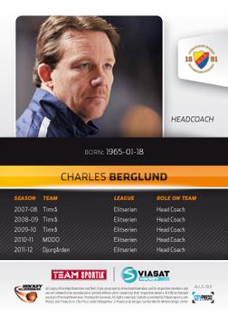 2012-13 HockeyAllsvenskan #ALLS-329 Charles Berglund Back