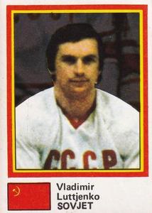 1981 Semic Hockey VM (Swedish) Stickers #40 Vladimir Lutchenko Back