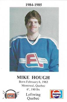 1984-85 Fredericton Express (AHL) Police #12 Mike Hough Front