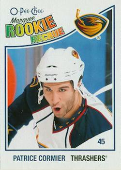 2011-12 O-Pee-Chee - 2010-11 O-Pee-Chee Rookie Update Blank Back #NNO Patrice Cormier Front