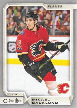 2018-19 O-Pee-Chee - Silver #143 Mikael Backlund Front