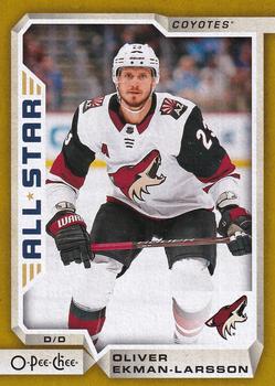 2018-19 O-Pee-Chee - Gold Border Glossy #10 Oliver Ekman-Larsson Front