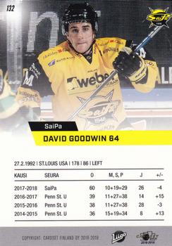 2018-19 Cardset Finland #132 David Goodwin Back
