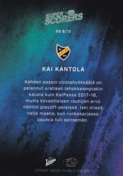 2018-19 Cardset Finland - Super Scorers #SS 6 Kai Kantola Back