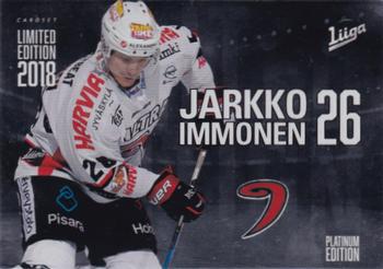 2018-19 Cardset Finland - Limited Edition Series 1 #NNO Jarkko Immonen Front