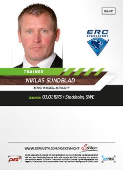 2013-14 Playercards Premium Serie Update (DEL) #471 Niklas Sundblad Back