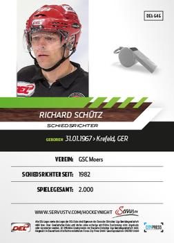 2013-14 Playercards Premium Serie Update (DEL) #646 Richard Schutz Back