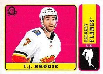 2018-19 O-Pee-Chee - Retro Blank Back #203 T.J. Brodie Front