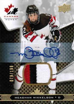 2018 Upper Deck Team Canada Juniors - Team Canada Premium Swatch Autographs #57 Meaghan Mikkelson Front