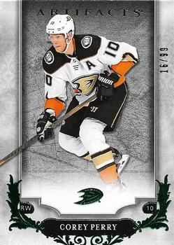 2018-19 Upper Deck Artifacts - Emerald #74 Corey Perry Front