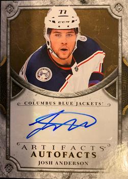 2018-19 Upper Deck Artifacts - Auto Facts #A-JA Josh Anderson Front