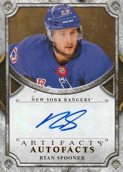 2018-19 Upper Deck Artifacts - Auto Facts #A-RS Ryan Spooner Front