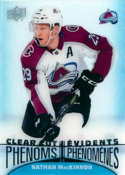 2018-19 Upper Deck Tim Hortons - Clear Cut Phenoms #CC-13 Nathan MacKinnon Front