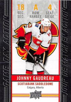 2018-19 Upper Deck Tim Hortons - Game Day Action #GDA-4 Johnny Gaudreau Front