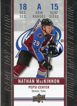 2018-19 Upper Deck Tim Hortons - Game Day Action #GDA-15 Nathan MacKinnon Front
