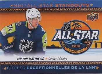 2018-19 Upper Deck Tim Hortons - NHL All-Star Standouts #AS-4 Auston Matthews Front