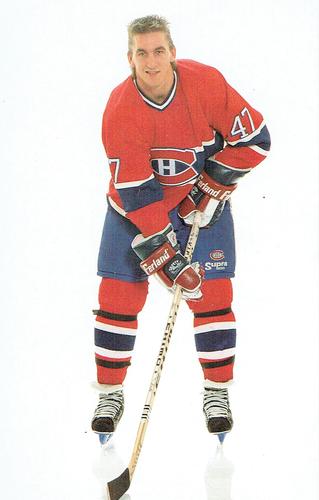 1991-92 Montreal Canadiens Team Issue #NNO Stephan Lebeau Front