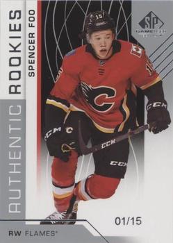 2018-19 SP Game Used #119 Spencer Foo Front