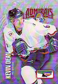 2001-02 Keebler Milwaukee Admirals (AHL) #NNO Kevin Dean Front
