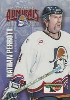 2001-02 Keebler Milwaukee Admirals (AHL) #NNO Nathan Perrott Front