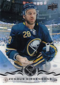 2018-19 Upper Deck - Clear Cut #22 Zemgus Girgensons Front