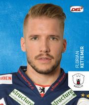 2018-19 Playercards Stickers (DEL) #039 Florian Kettemer Front