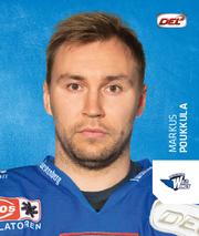 2018-19 Playercards Stickers (DEL) #314 Markus Poukkula Front