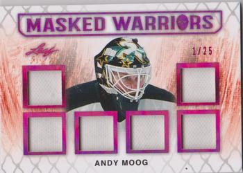 2017-18 Leaf - Masked Warrior Six Relics #MW-01 Andy Moog Front