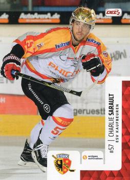 2017-18 Playercards (DEL2) #DEL2-188 Charlie Sarault Front