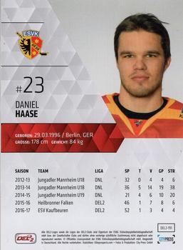 2017-18 Playercards (DEL2) #191 Daniel Hasse Back