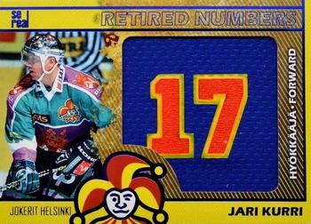 2016-17 Sereal Jokerit Helsinki - Retired Numbers Blue #JOK-RET-004 Jari Kurri Front