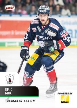 2018-19 Playercards Update (DEL) #451 Eric Mik Front