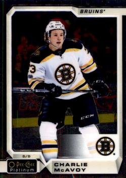 2018-19 O-Pee-Chee Platinum #99 Charlie McAvoy Front