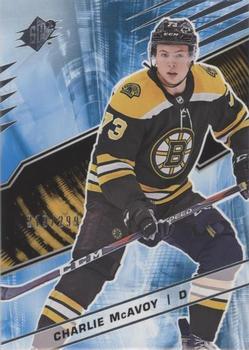 2018-19 SPx #14 Charlie McAvoy Front