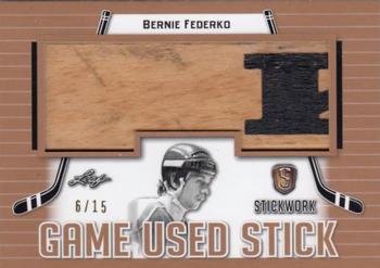 2017-18 Leaf Stickwork - Game-Used Stick #GS-06 Bernie Federko Front