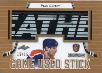 2017-18 Leaf Stickwork - Game-Used Stick #GS-42 Paul Coffey Front
