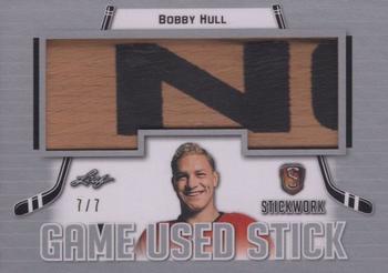 2017-18 Leaf Stickwork - Game-Used Stick - Silver #GS-12 Bobby Hull Front