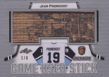 2017-18 Leaf Stickwork - Game-Used Stick - Silver #GS-30 Jean Pronovost Front