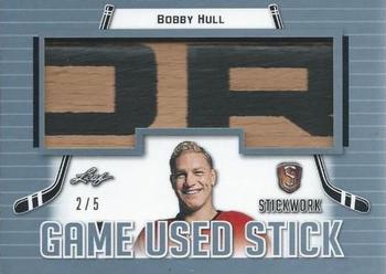 2017-18 Leaf Stickwork - Game-Used Stick - Platinum #GS-12 Bobby Hull Front