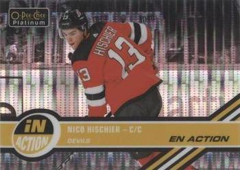 2017-18 O-Pee-Chee Platinum - In Action Pulsar #IA-23 Nico Hischier Front