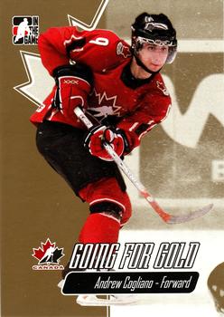 2007 In The Game Going For Gold World Juniors Team #11 Andrew Cogliano Front